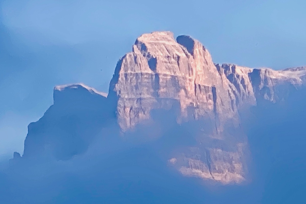 The Brenta Dolomites Above Madonna di Campiglio in Italy