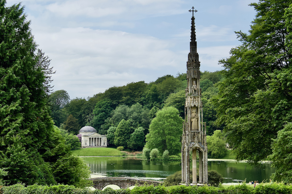 The Bristol Cross in the Gardens of Stourhead House, Warminster, Wiltshire