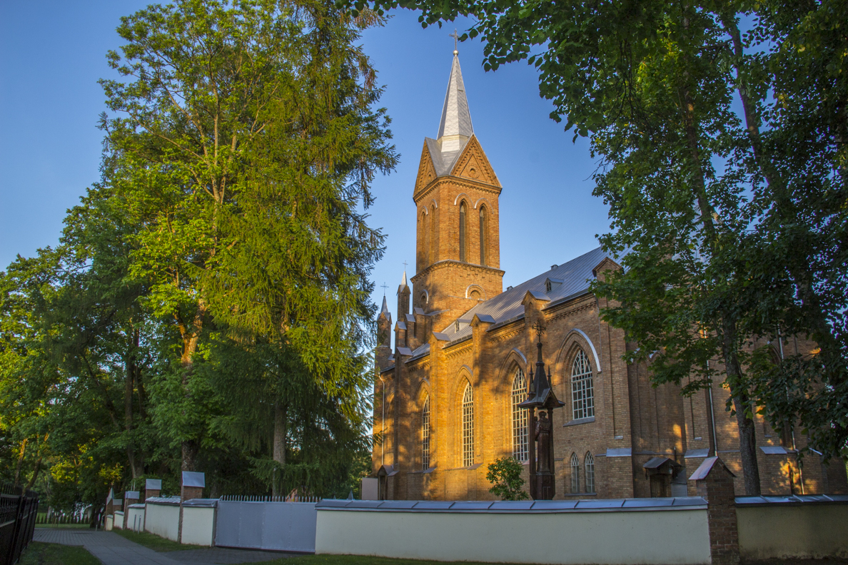 The  Church of Saint Anthony of Padua in Birštonas in Lithuania   7999