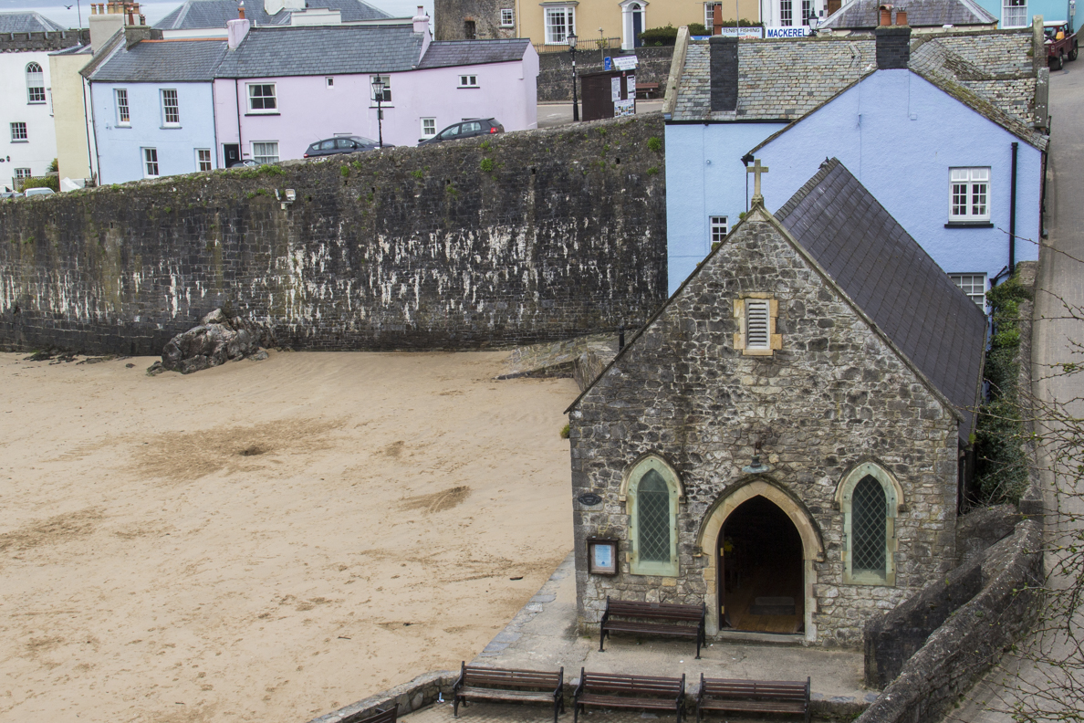 The Church of Saint Julian on the Sea Front at Tenby Pembrokeshire, Wales  6411