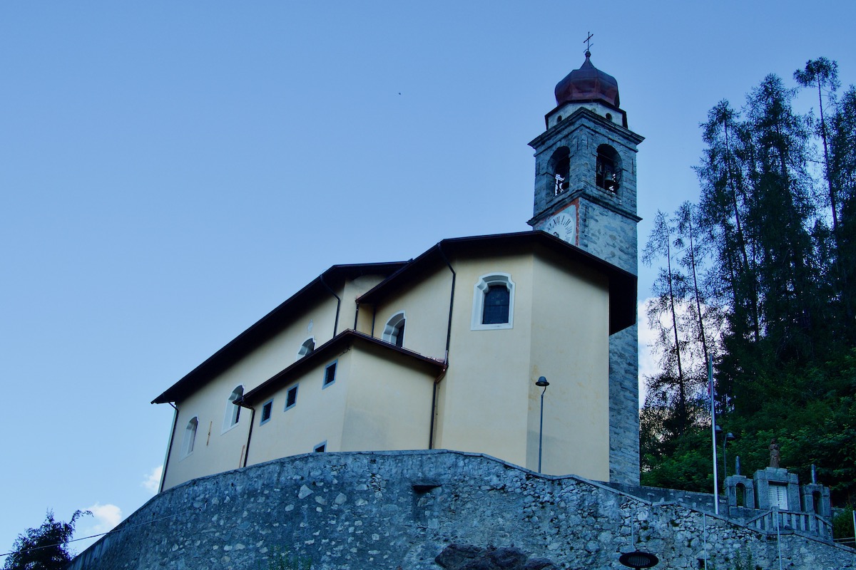 The Church of San Nicola in Carisolo, Italy