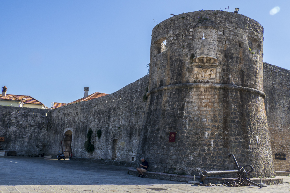The City Walls and Bastion of Budva in Montenegro