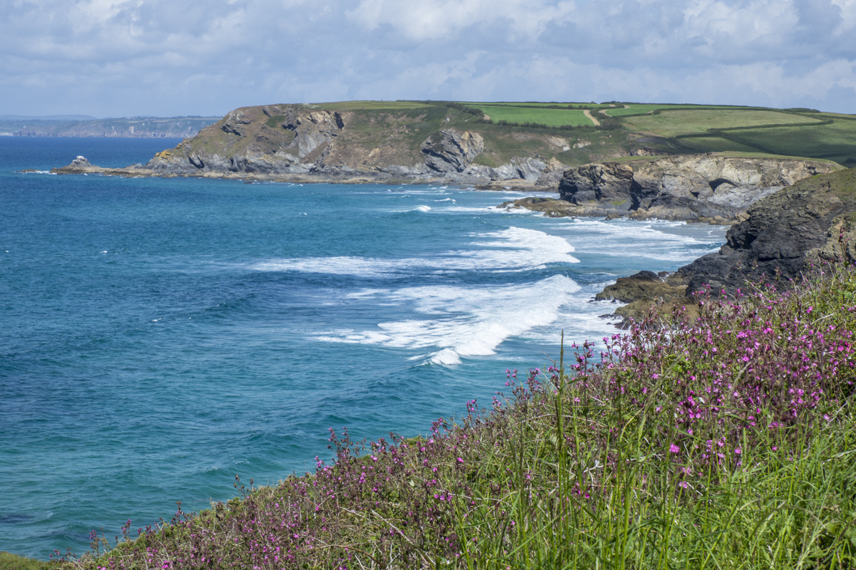 The Coastline of the Lizard Peninsula in Cornwall