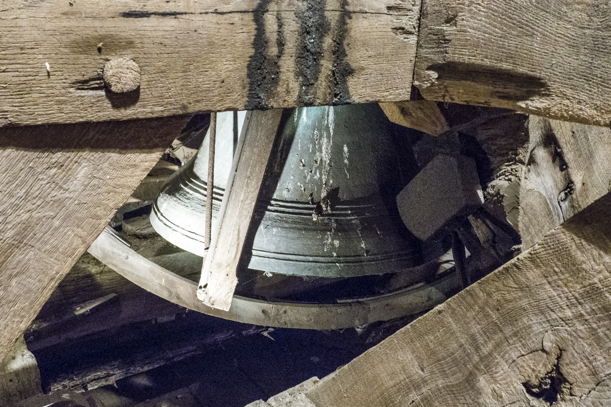 The Curfew Bell in the Tower of St Peter's Church in Sandwich, Kent  5050024