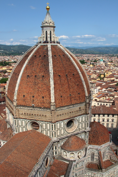 The dome of Florence cathedral from Giotto's Tower