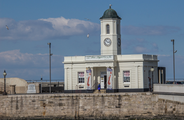 The Droit House on the harbour of Margate in Thanet, Kent