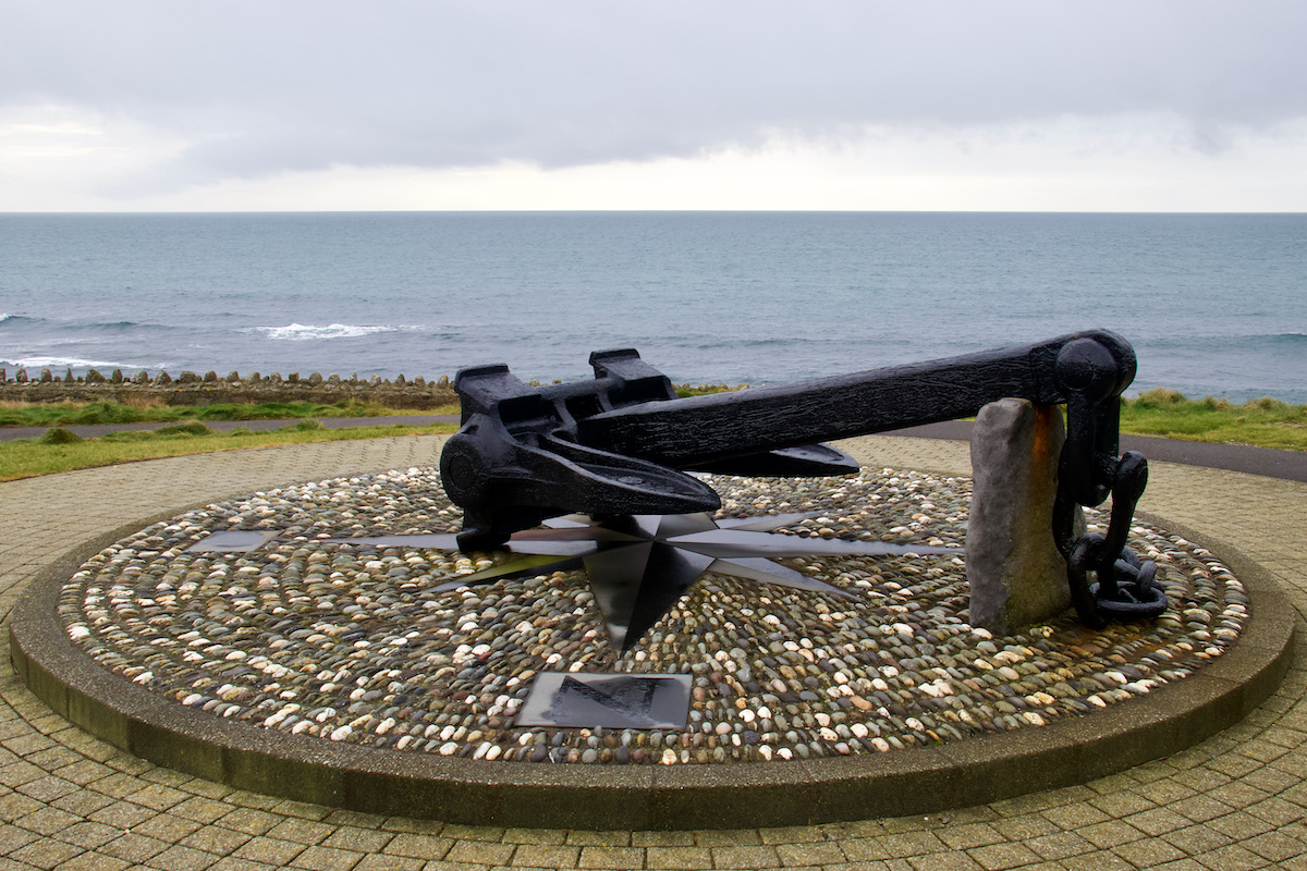 The Dunkirk Memorial in Port St Mary on the Isle of Man