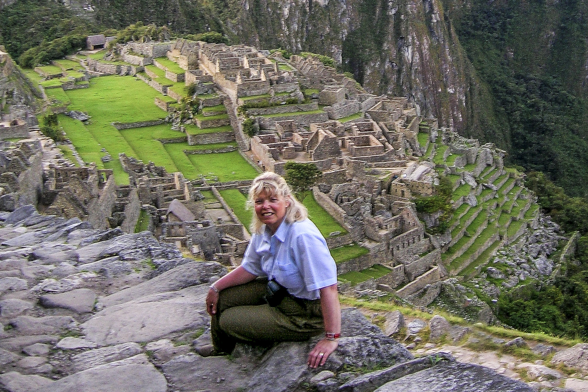 The End of the Inca Trail in Peru   2005