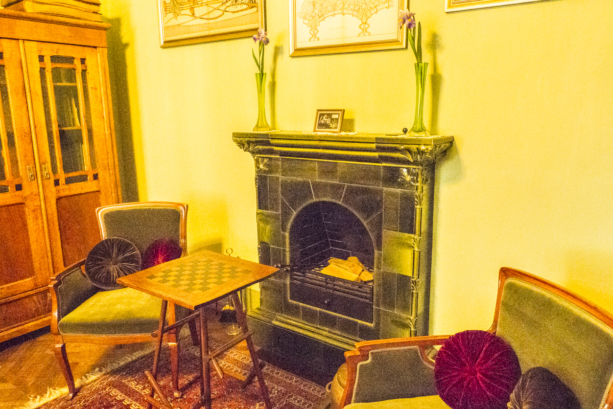 The Fireplace Room in the Riga Art Nouveau Centre in Riga, Latvia   8301222