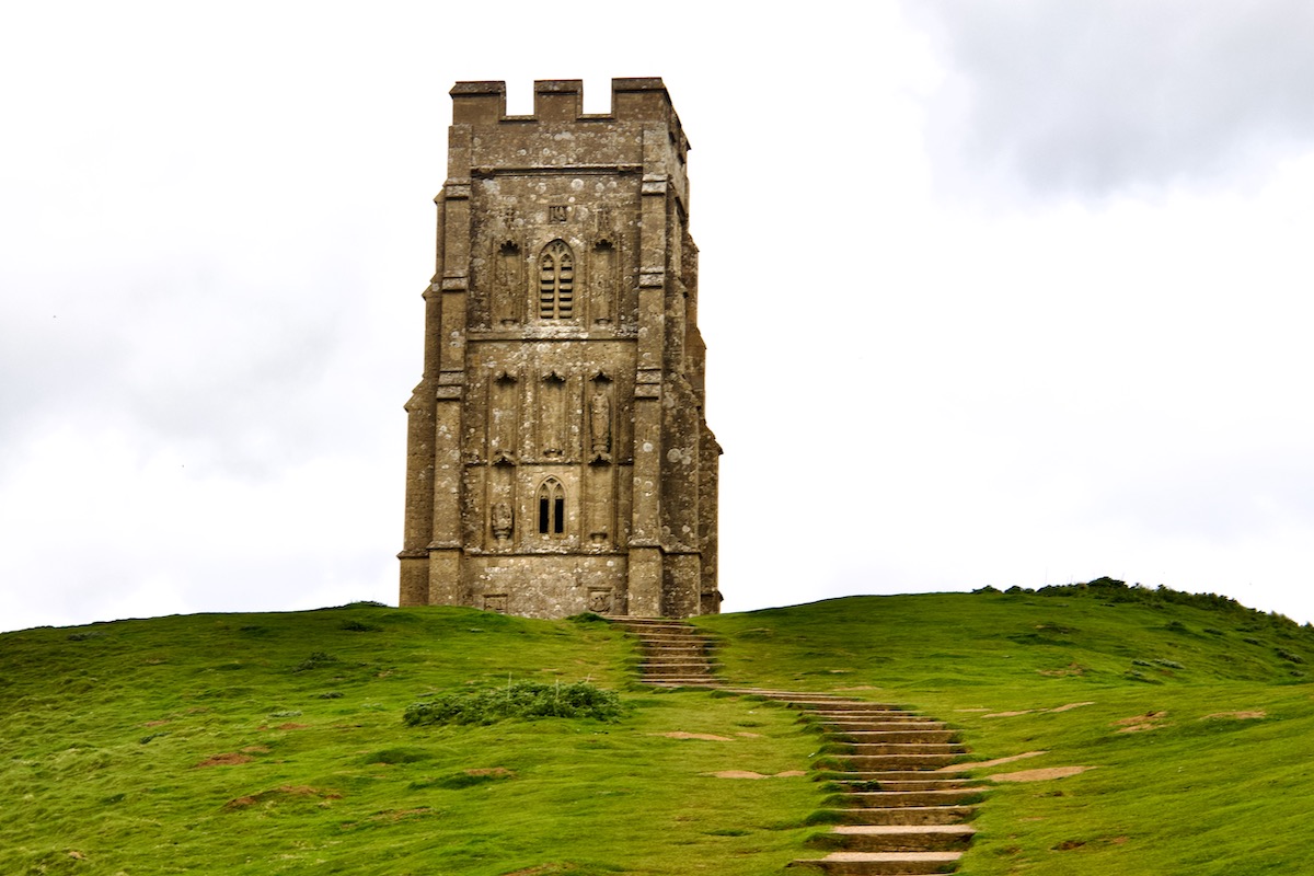 The Folly on Glastonbury Tor in Somerset