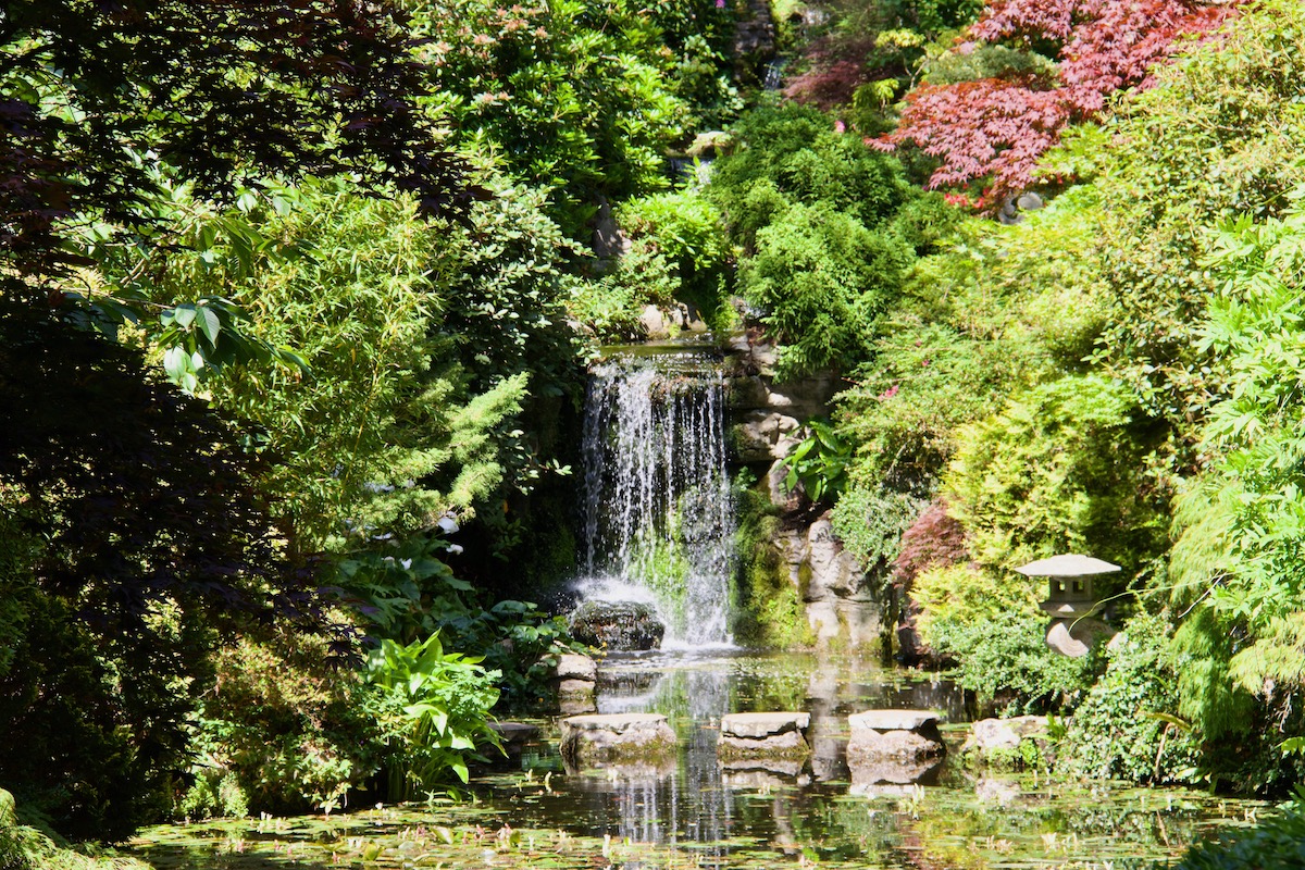 The Japanese Garden at Compton Acres, Canford Cliffs in Dorset