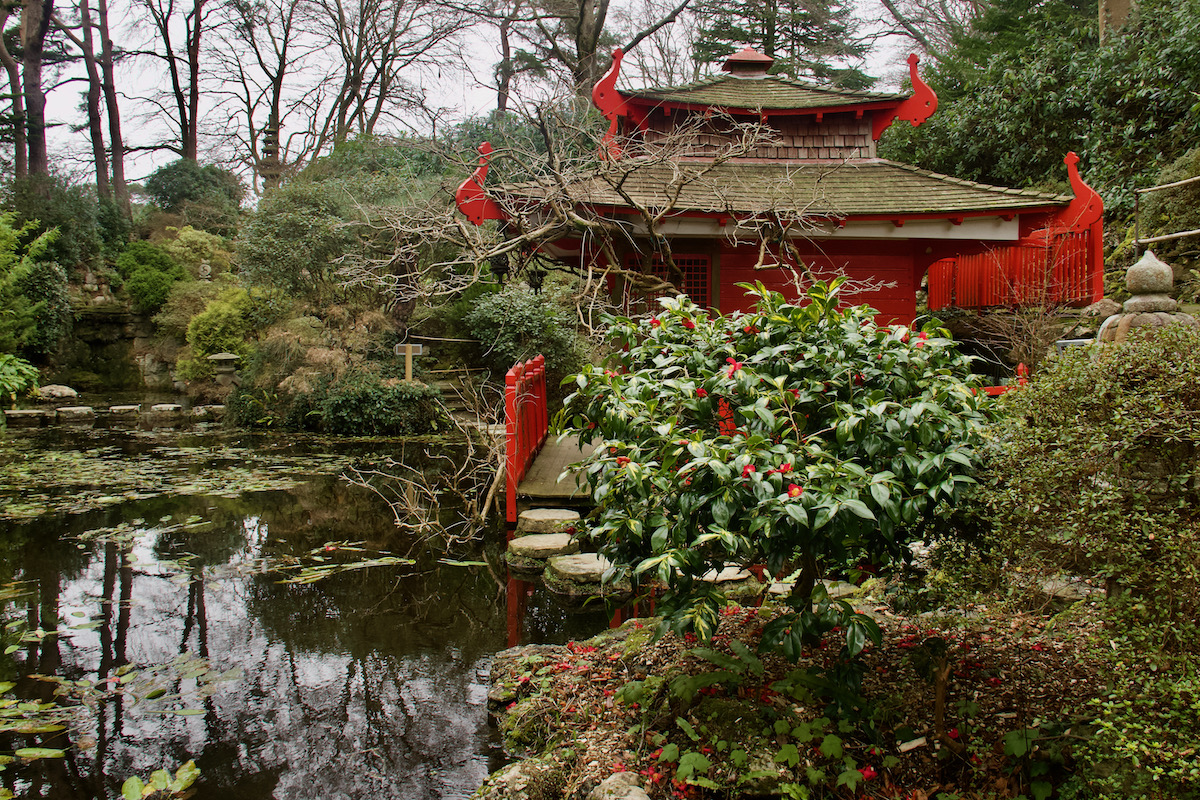 The Japanese Garden at Compton Acres in Dorset