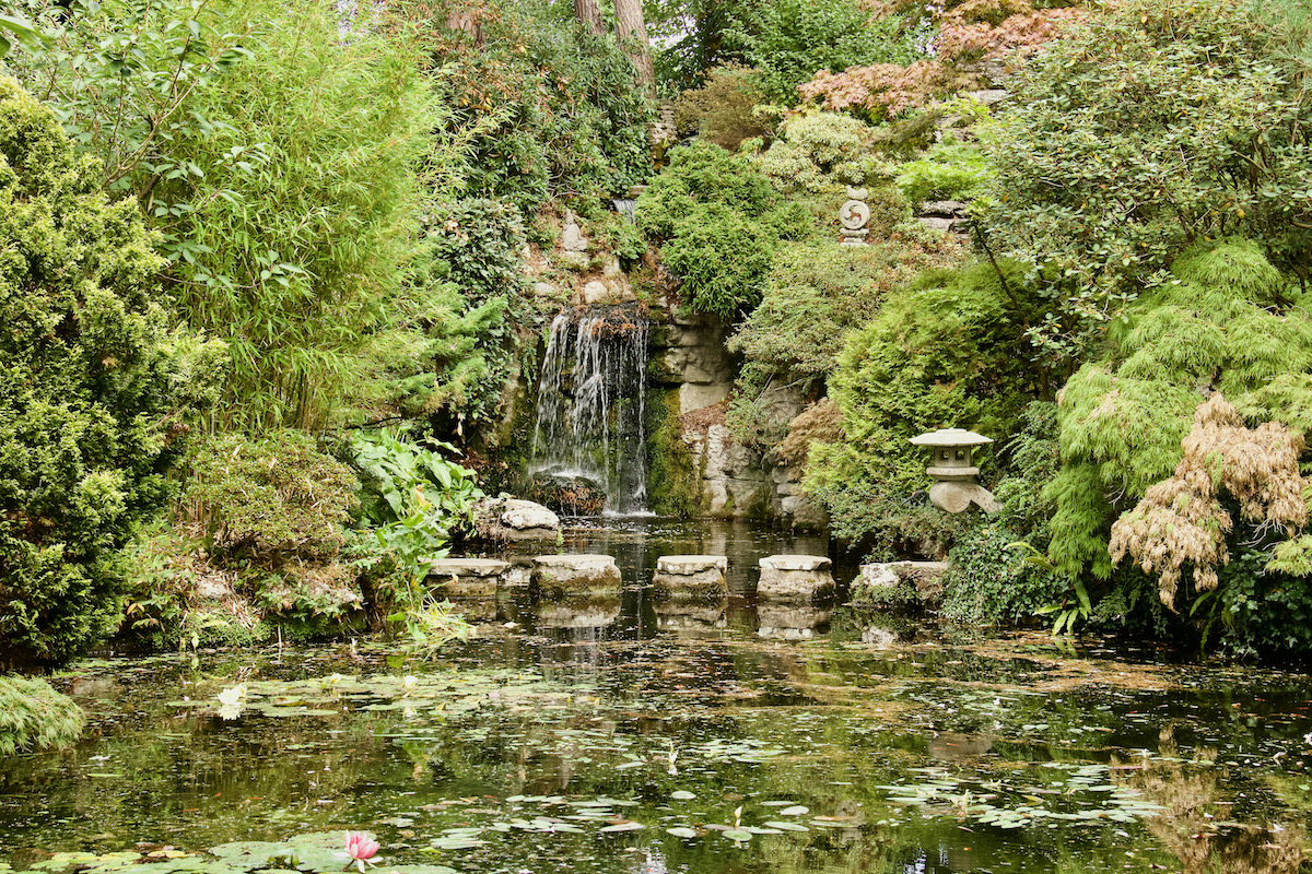 The Japanese Garden at Compton Acres in Dorset