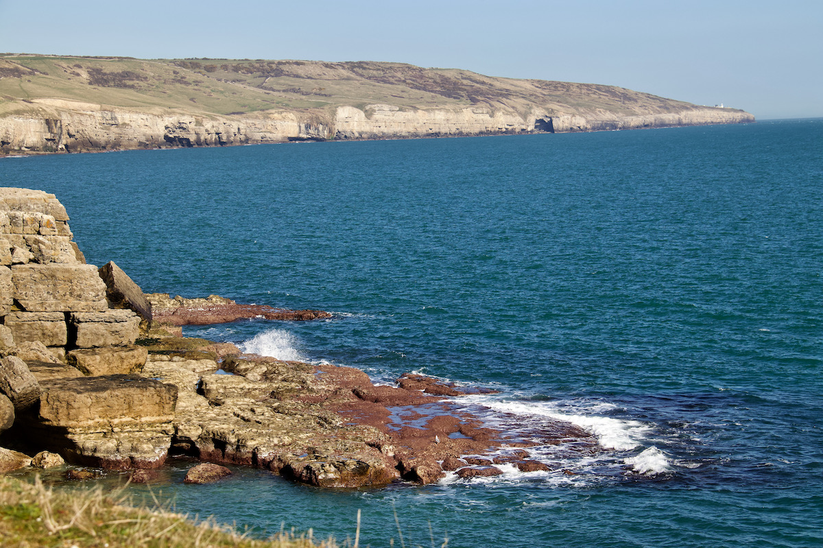The Jurassic Coast at Worth Matravers in Dorset