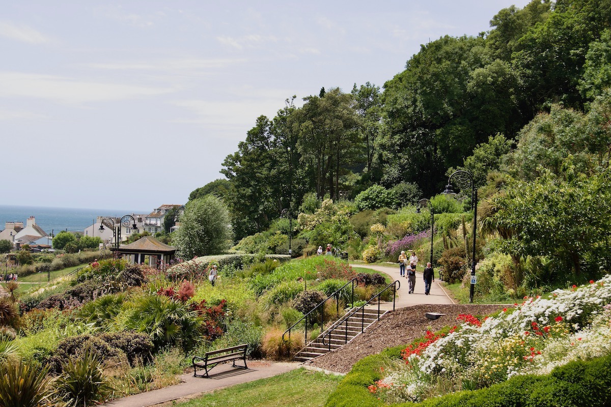 The Langmoor and Lister Gardens in Lyme Regis