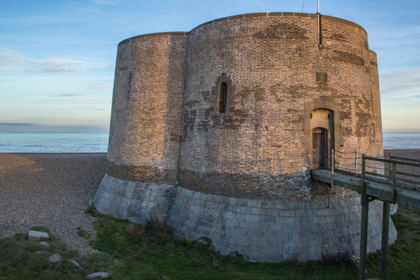 The Martello Tower in Aldeburgh in Suffolk
