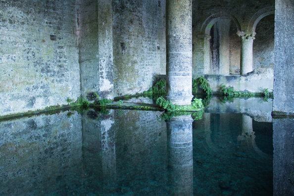 The medieval fountains of San Gimignano, Tuscany Italy