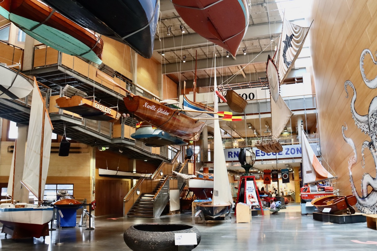 The National Small Boat Collection on Display at the National Maritime Museum in Falmouth, Cornwall