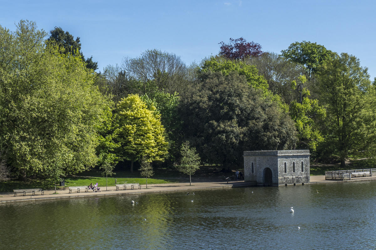 The Old Boathouse in Mote Park, Maidstone in Kent  5141314
