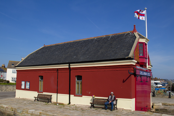 The old lifeboat station on Poole  Harbou