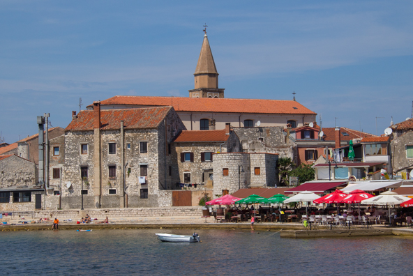 The old town of Umag on the Istrian Coast in Croatia