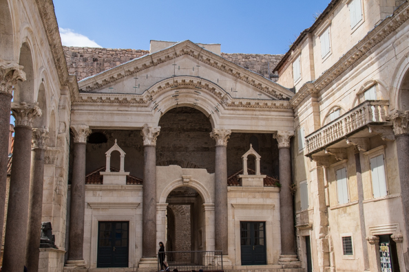 The Peristil in Diocletian's Palace in Split, Croatia