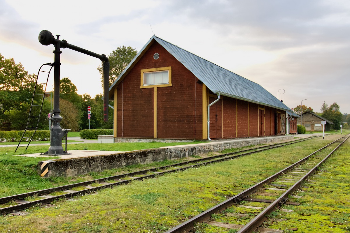 The Railway Museum in Alūksne, Vidzeme in Latvia