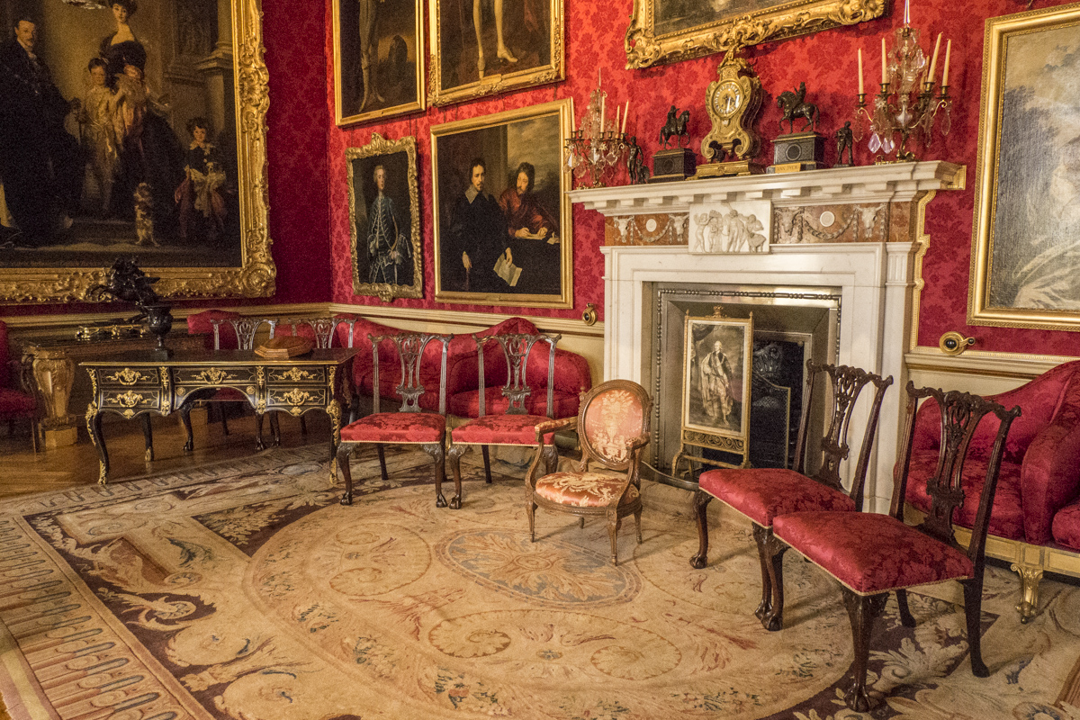 The Red Drawing Room at Blenheim Palace in Woodstock  9301666