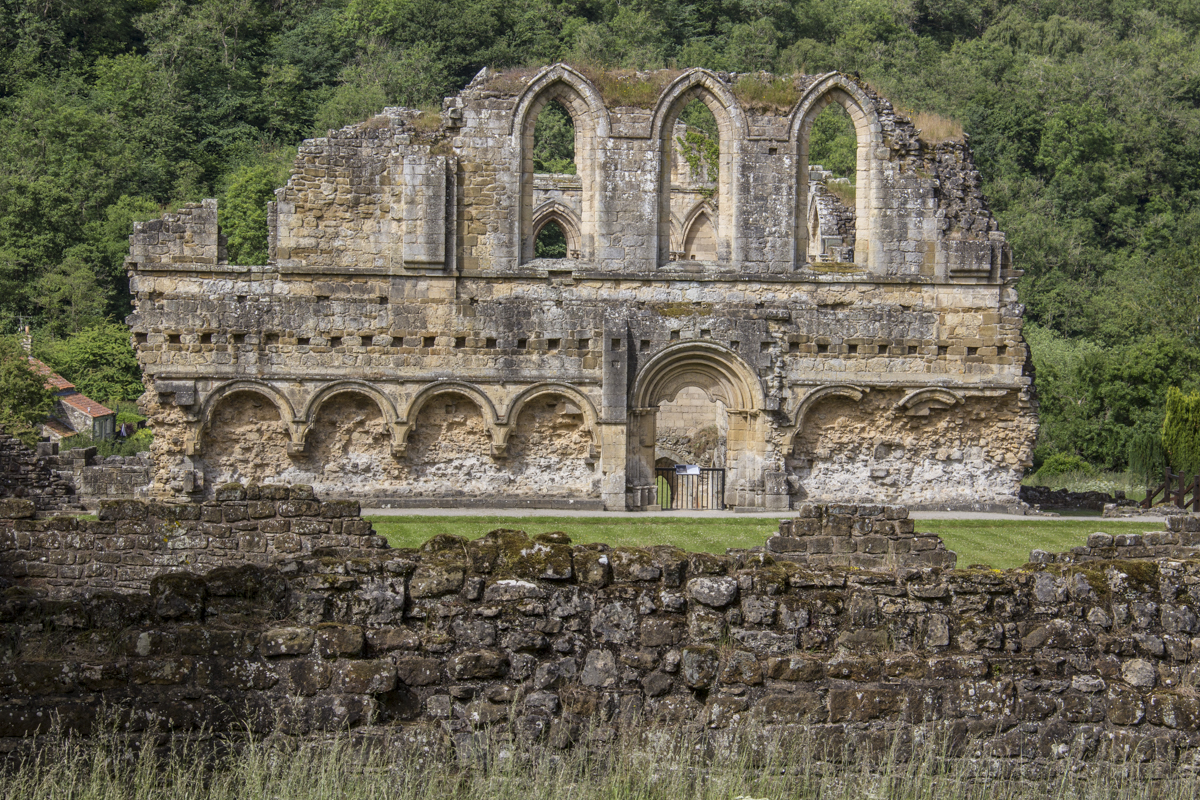 The Refectory at Rievaulx Abbey in North Yorkshire 1020