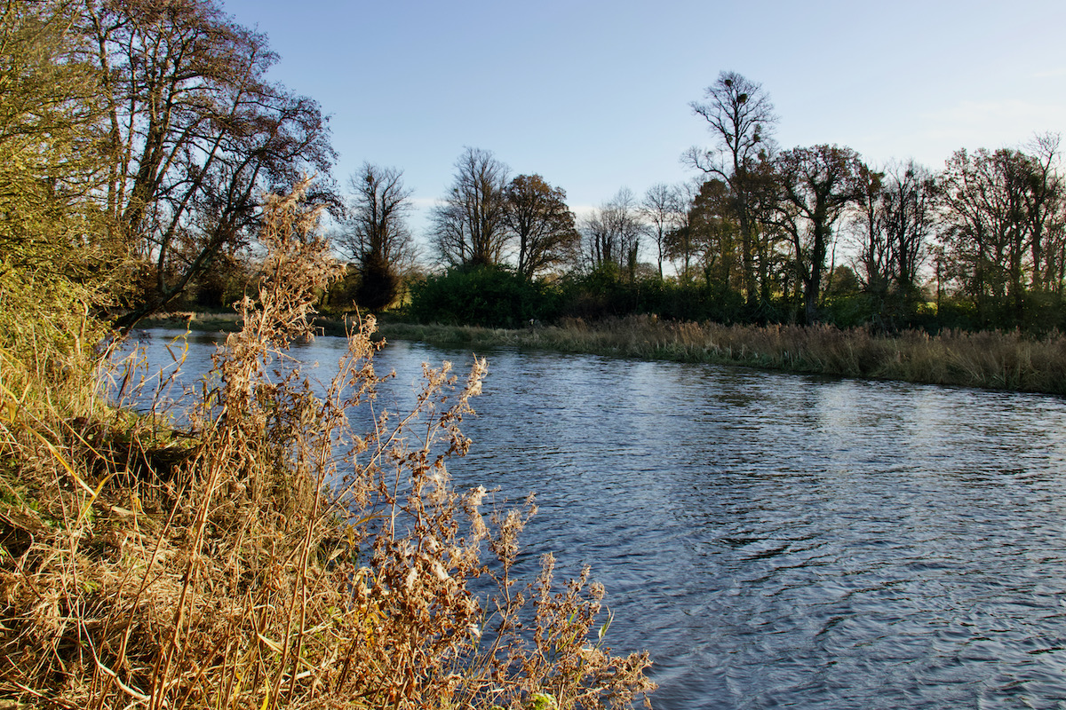 The River Stour at Wimborne in Dorset