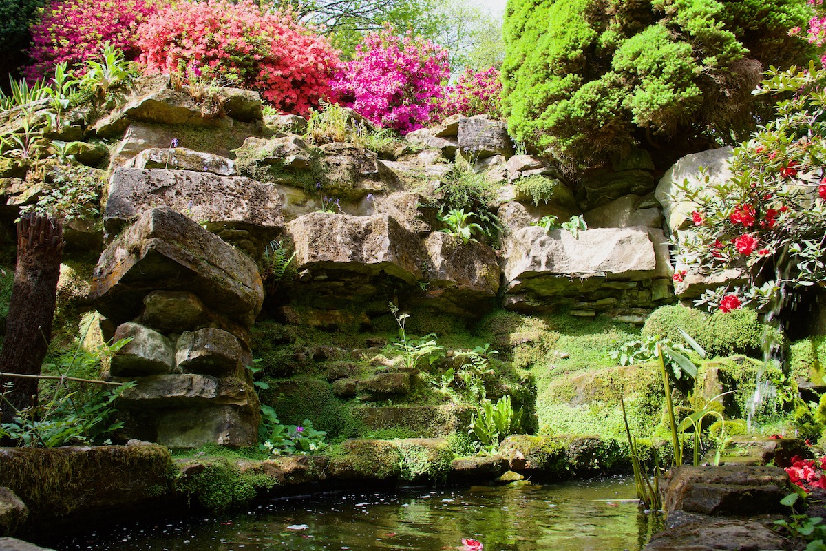 The Rock Garden in Leonardslee Gardens