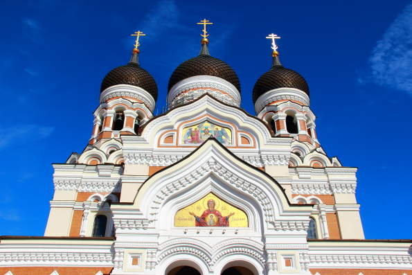 The Russian Orthodox chruch in Tallinn Estonia