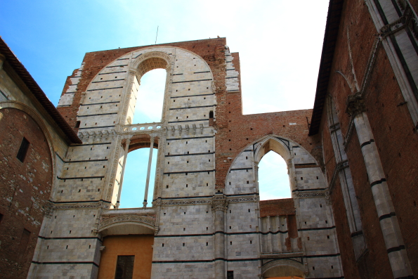 The Nuovo Duomo in Siena that was never completed