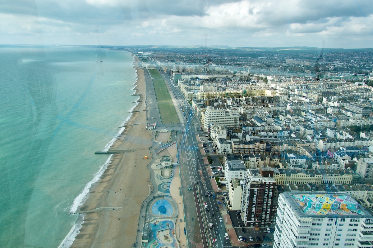 The View from from the British Airways i360