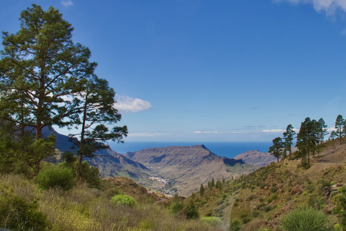 The View from GC 605 in Gran Canaria