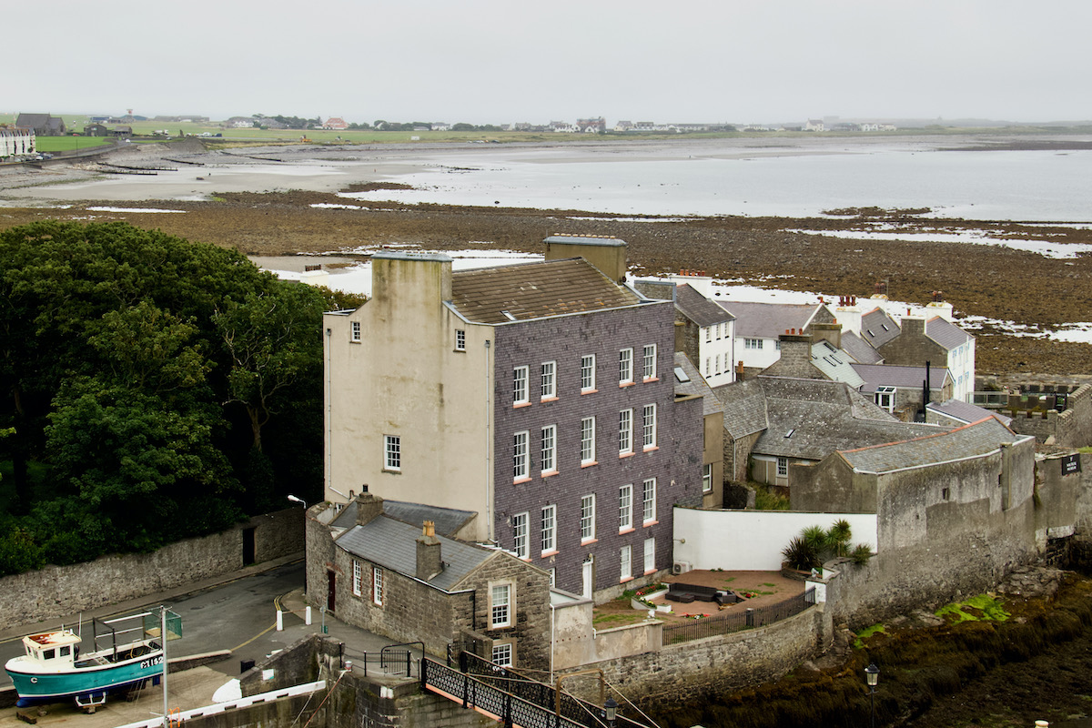 The View from the top of Castle Rushen in Castletown, Isle of Man