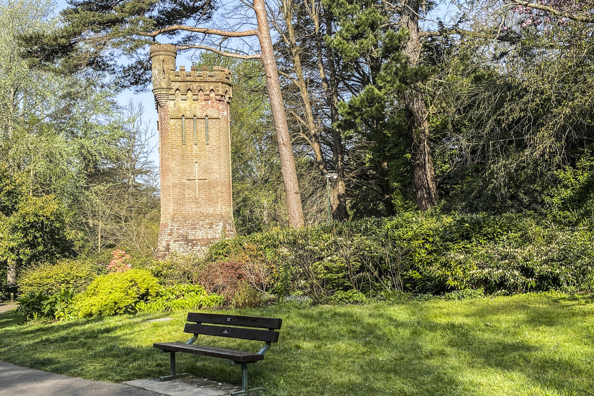 The Water Tower in the Upper Gardens in Bournemouth, Dorset  5574