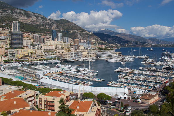 The Waterfront of Monte Carlo in Monaco