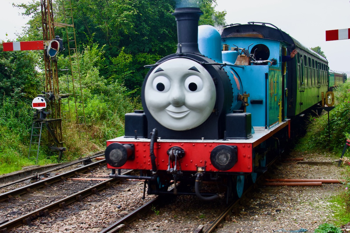 Thomas the Tank Engine Coming into Ropley Station