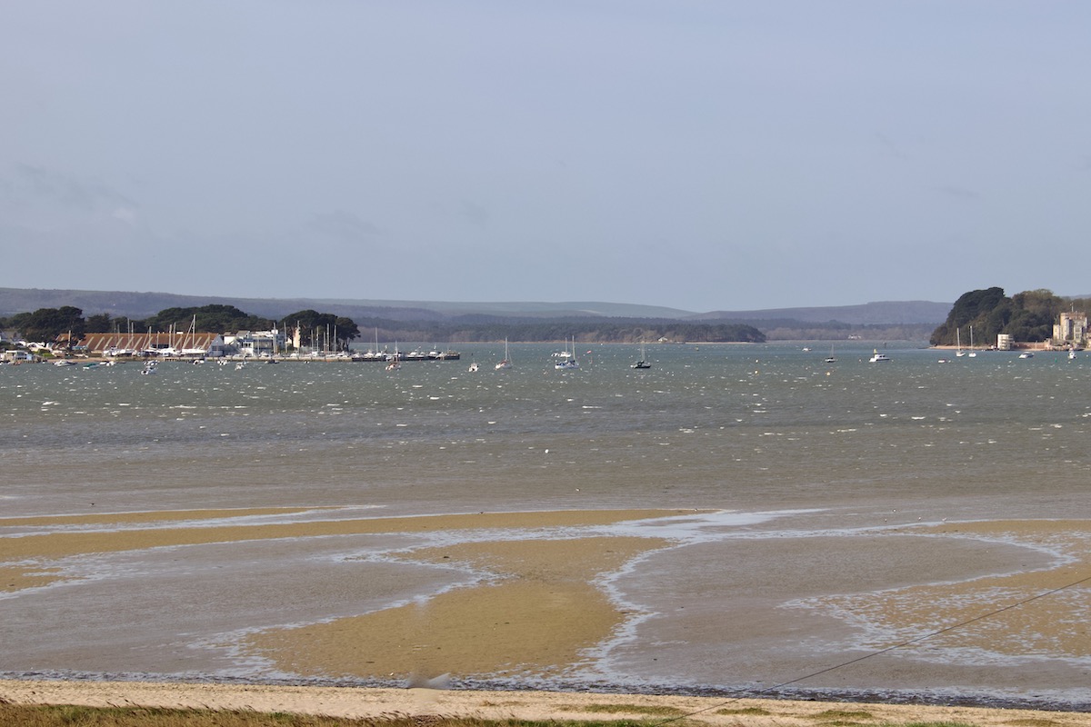 Tide Rolls into Poole Harbour in Dorset