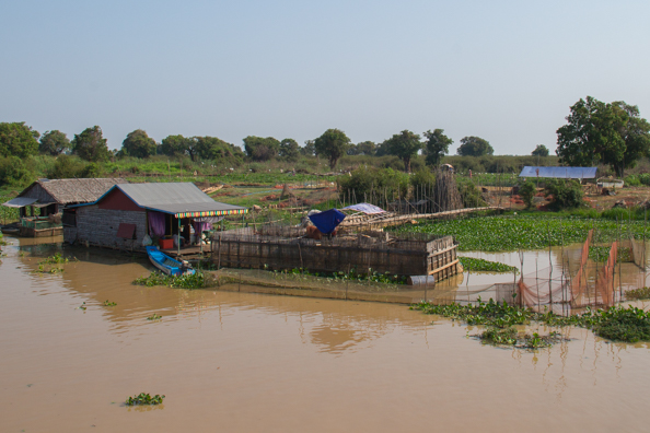 Tonle Sap Lake,  Cambodia in March 2016