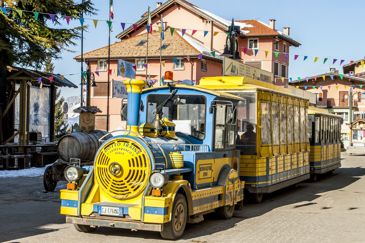 Tourist Train in Folgaria in Trentino, Northern Italy 6319