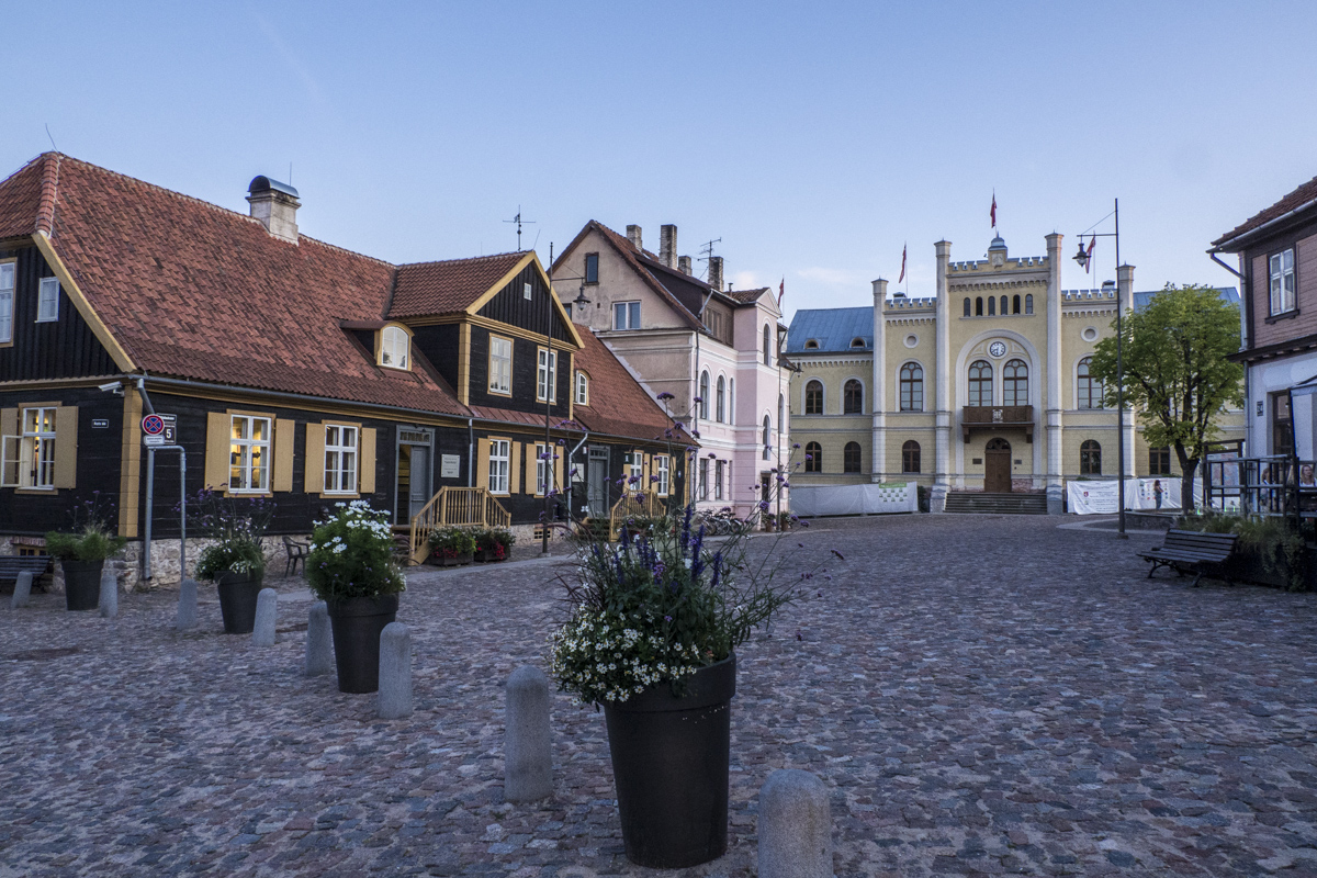 Town Hall Square in Kuldīga in Latvia 8260090