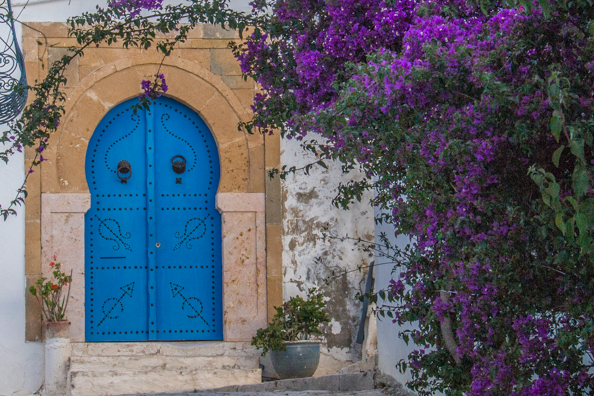 Traditional Tunisian Door