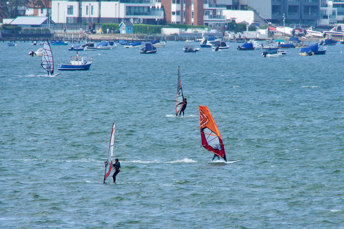 Turned Out Fine for the Windsurfers