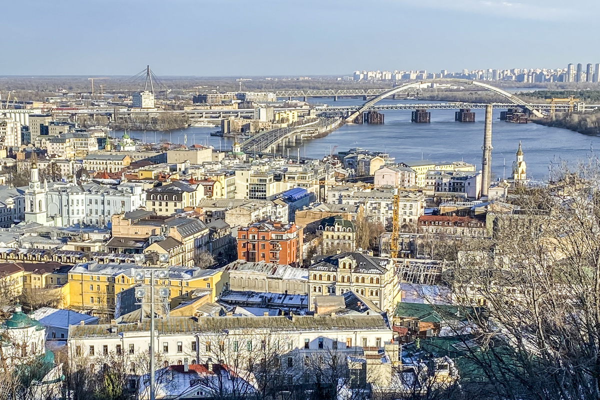 View from the Church of Saint Andrew of Kiev in the Ukraine   0120