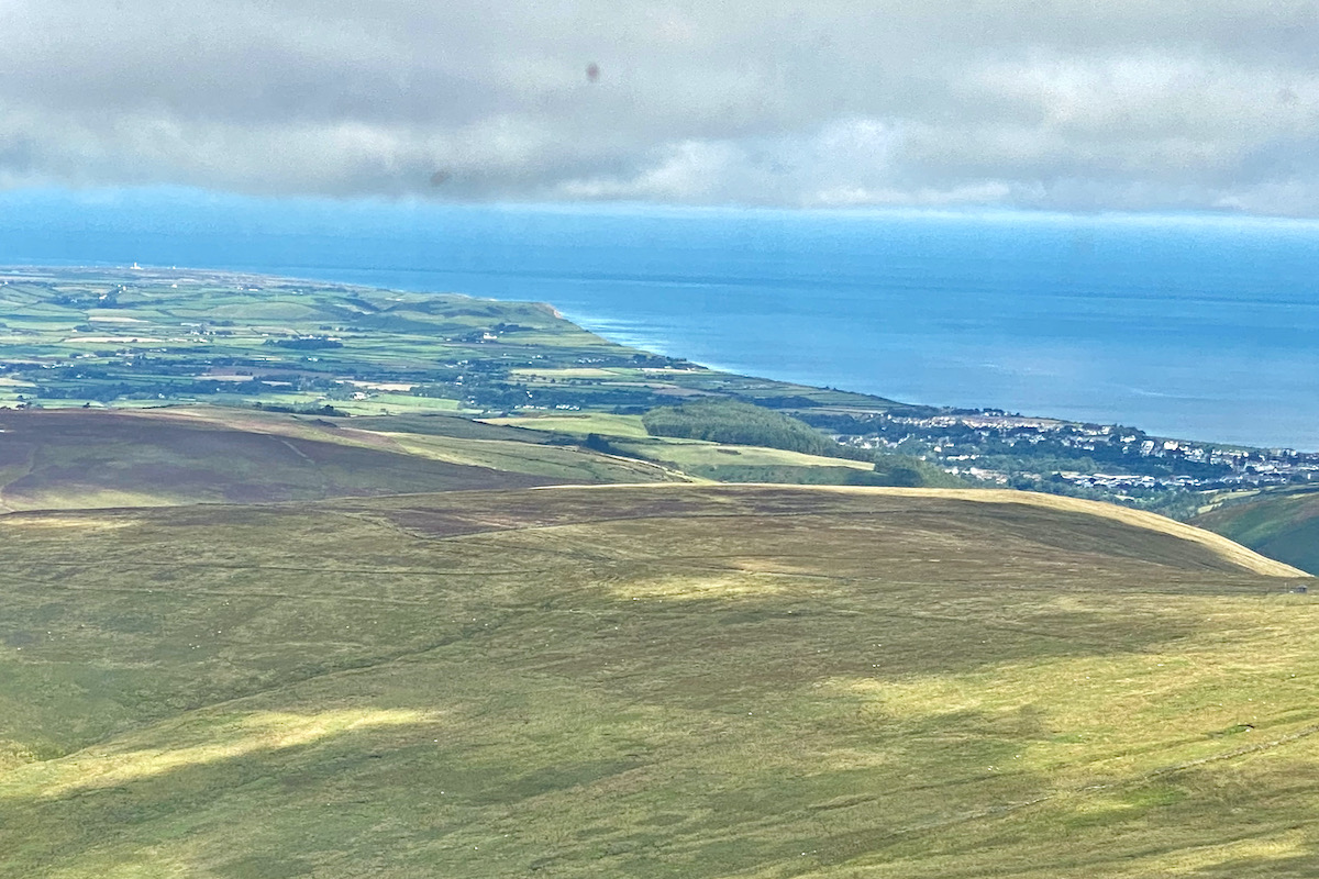 View from the top of Snaefell, Isle of Man