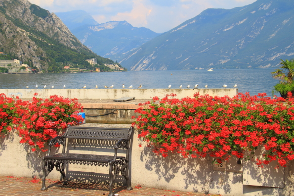 View of Lake Garda from Limone