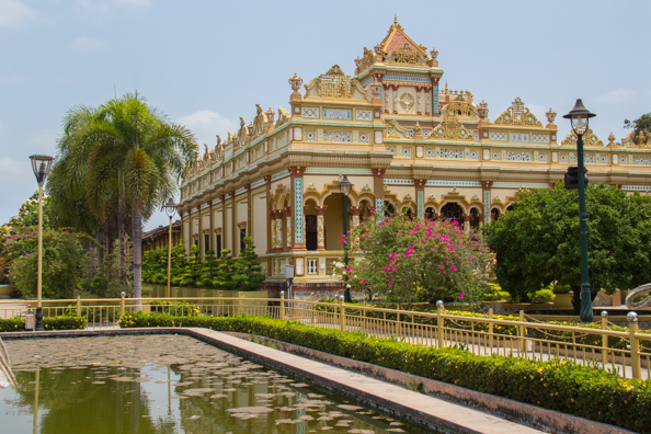 Vinh Trang Pagoda, My Tho,  Vietnam