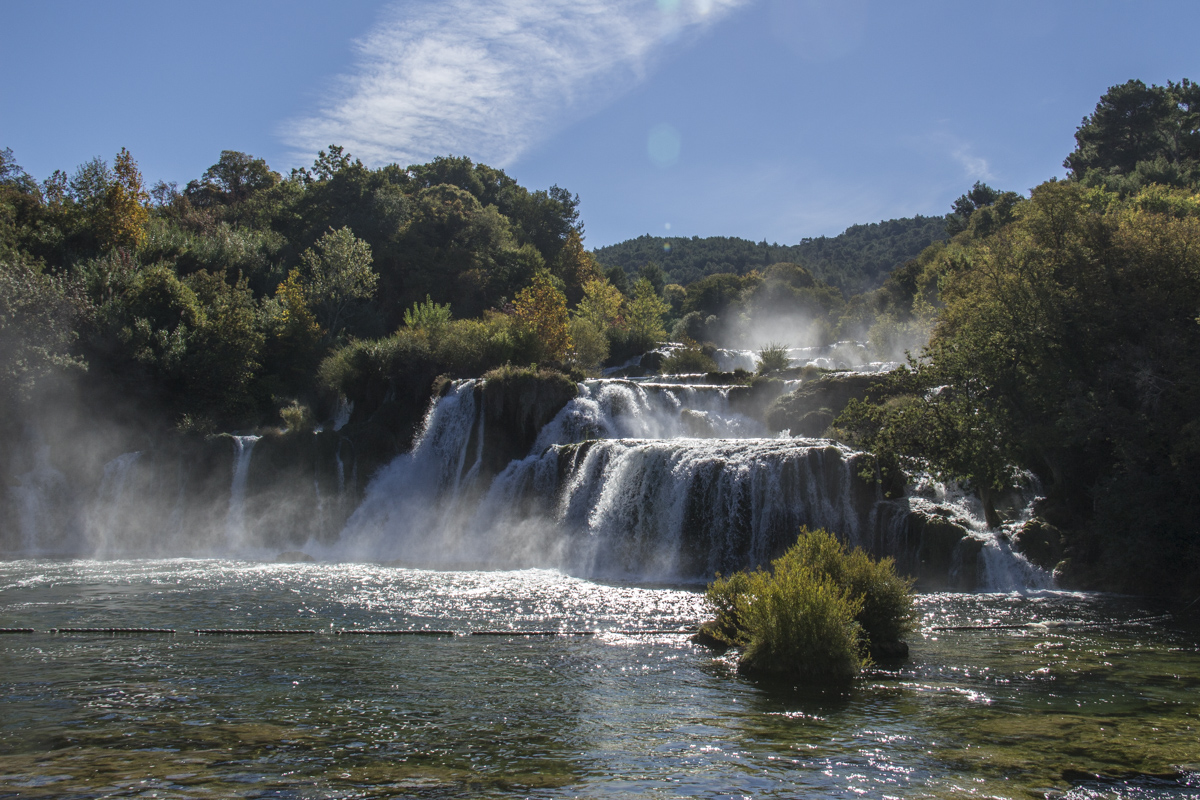 Waterfalls in the Krka National Park, Croatia 1151